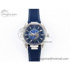 [VS공장]오메가 아쿠아테라 43mm Deep Blue Dial on Blue Rubber Strap A8938 Super Clone