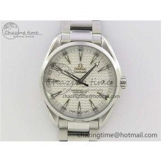 [VS공장]오메가 아쿠아테라 150M  White Wave Textured Dial on SS Bracelet A8500 Super Clone