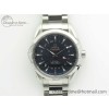 [VS공장]오메가 아쿠아테라 150M 43.5mm GMT Blue Textured Dial on SS Bracelet A8605 Super Clone