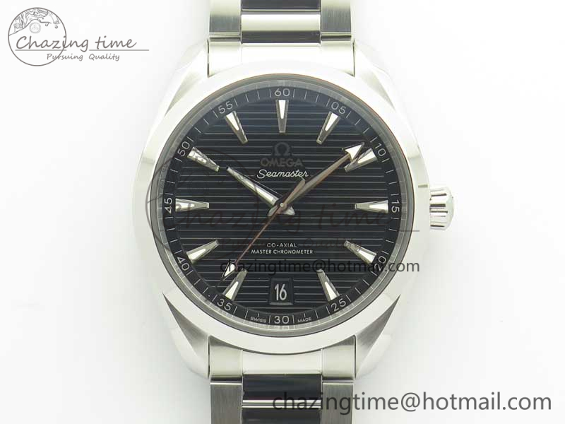 [VS공장]오메가 아쿠아테라 150M Master Chronometers Black Dial SS Hand on SS Bracelet A8900 Super Clone