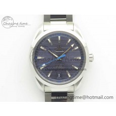 [VS공장]오메가 아쿠아테라 150M Master Chronometers Light Blue Dial Blue Hand on SS Bracelet A8900 Super Clone