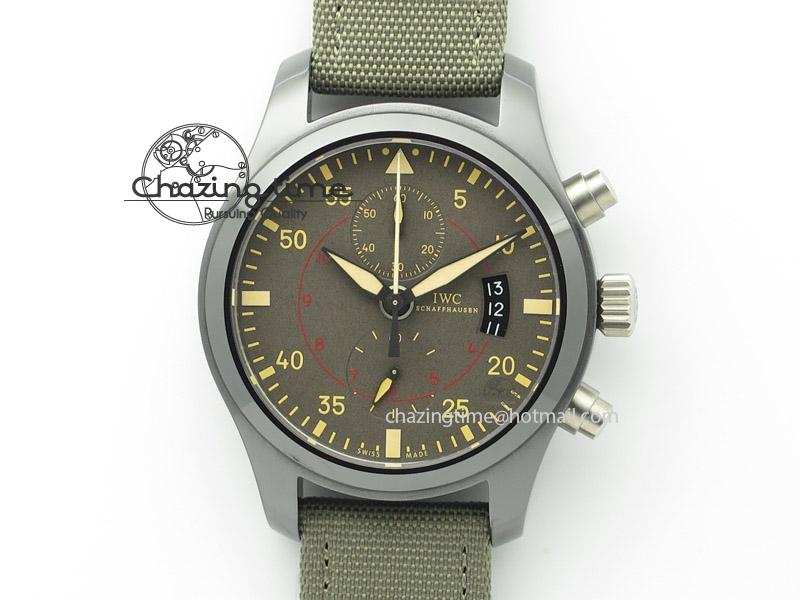 [ZF공장]IWC Pilot Top Gun Miramar IWC388002 Ceramic Case On Nylon Strap A7750