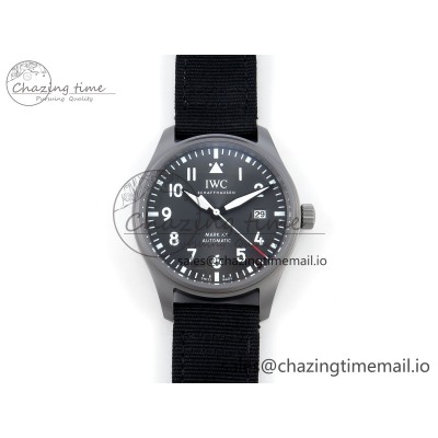 [M+공장]IWC 마크20 그레이 다이얼 블랙 나일론 스트렙 Pilot Mark XX Gray Dial on Black Nylon Strap MY9015