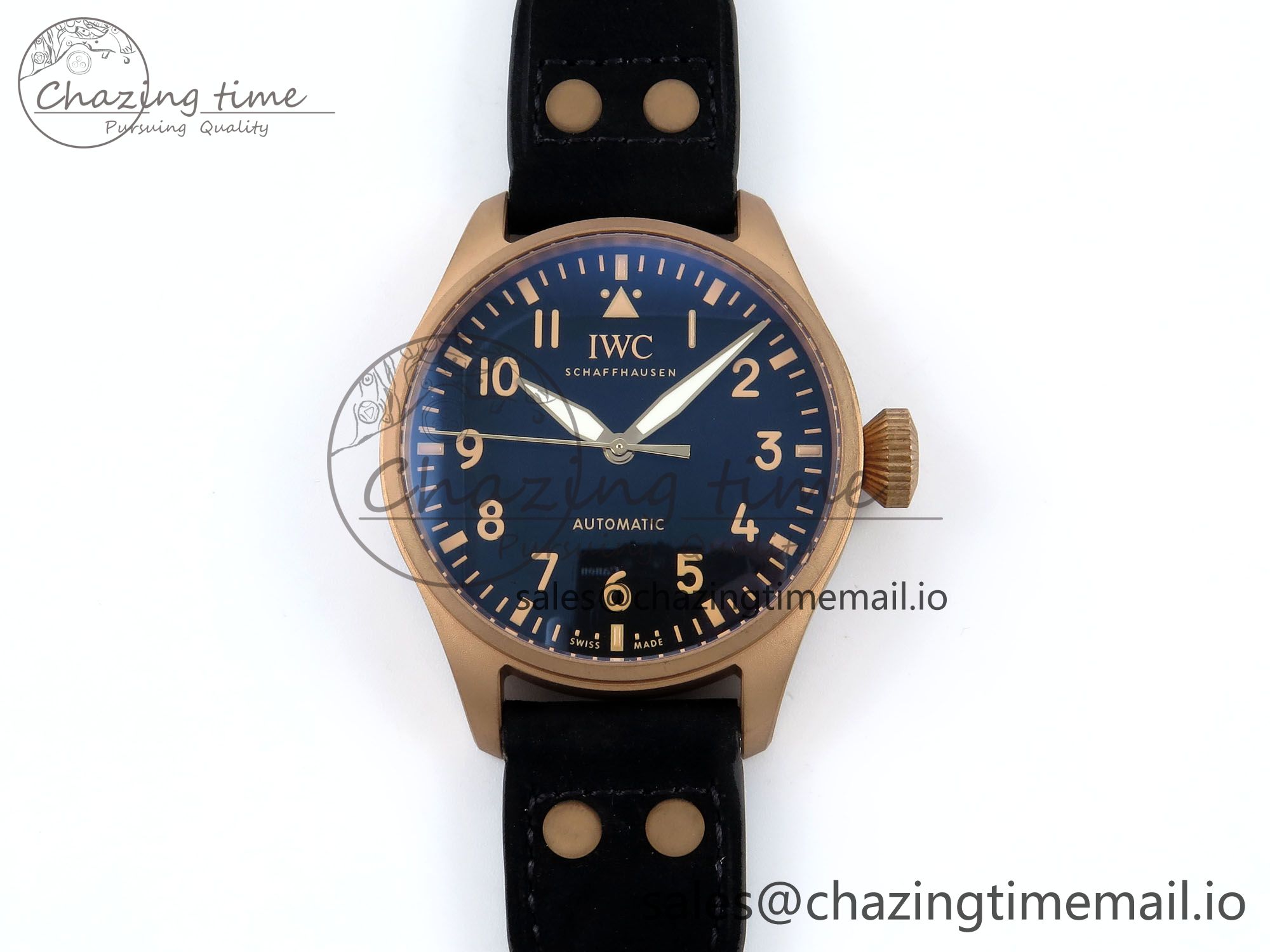 [M+공장]IWC Big Pilot IW329703  Black Dial on Black Nylon Strap MY8205