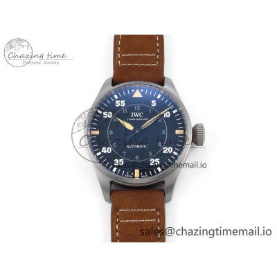 [M+공장]IWC Big Pilot IW329701Black Dial on Brown Leather Strap MY8205