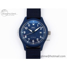 [ZF공장]IWC파일럿 라우레우스 블루세라믹케이스 블루다이얼 블루나일론스트랩 Pilot’s Watch Laureus Blue Ceramic IW328101 Blue Nylon Strap A32111