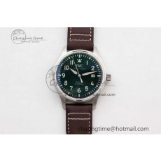 [M+공장]IWC마크18 그린다이얼 브라운가죽스트랩 Mark XVIII IW327010  Green Dial on Brown Leather Strap A35111