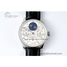 [APS공장]IWC포르투기저 퍼페츄얼캘린더 화이트다이얼 블랙가죽스트랩 Portugieser Perpetual Calendar SS 5033 White Dial on Black Leather Strap A52610 Clone