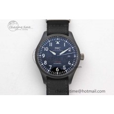 [M+공장]IWC탑건 세라믹케이스 블랙다이얼 블랙나일론스트랩 Top Gun IW326901 Ceramic  Black Dial on Black Nylon Strap A2892