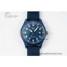 [M+공장]IWC 마크18 블루 세라믹 케이스 블루 다이얼 Mark XVIII IW328101 Blue Dial on Blue Nylon Strap A35111