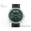 [ZF공장]ZF IWC 포르투기저 애뉴얼 캘린더 Portuguese Real PR Real Annual Calendar IW503510 Green Dial on Black Leather Strap A52850