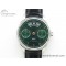 [ZF공장]ZF IWC 포르투기저 애뉴얼 캘린더 Portuguese Real PR Real Annual Calendar IW503510 Green Dial on Black Leather Strap A52850