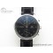 [ZF공장]IWC포르투기즈 3716  Portuguese Chrono IW371609 Black Dial on Black Leather Strap A69355