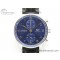 [ZF공장]IWC포르투기즈 3716 Portuguese Chrono IW371606 Blue Dial on Black Leather Strap A69355