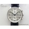 [ZF공장]IWC포르투기즈 3716 Portuguese Chrono IW371605 White Dial on Black Leather Strap A69355