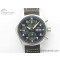 [ZF공장]IWC Pilot Chrono Spitfire IW387903  Black Dial on Brown Leather Strap A7750