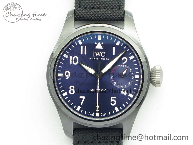 [ZF공장]IWC Big Pilot Real PR IW502003 Black Calfskin Strap A51111