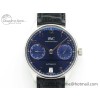 [ZF공장]IWC Portuguese Real PR IW500710 Blue Dial On Black Leather Strap A52010 V4