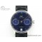 [ZF공장]IWC Portuguese Real PR IW500710 Blue Dial On Black Leather Strap A52010 V4