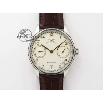 [ZF공장]IWC Portuguese Real PR IW500704  Brown Leather Strap A52010