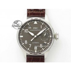 [ZF공장]IWC Big Pilot IW5009 Grey Dial  On Brown Leather Strap A51111