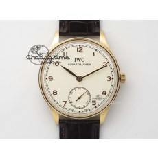 [ZF공장]IWC Portuguese IW545409 RG White Dial On Brown Leather Strap A6498