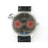 [ZF공장]IWC Portuguese Real PR IW500127 Gray/Red Dial On Black Leather Strap A52010