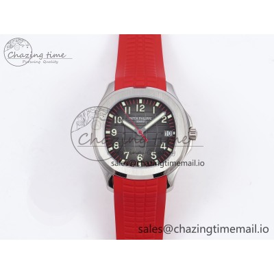 [ZF공장]파텍필립 Aquanaut 5167A Singapore Red Second Hand on Red Rubber Strap 324CS