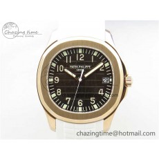 [ZF공장]파텍필립 Aquanaut 5167R RG  Brown Dial on White Rubber Strap 324CS