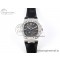 [PPF공장]파텍필립 Nautilus 5712 SS Gray Dial Diamonds Bezel on Black Leather Strap A240 Super Clone