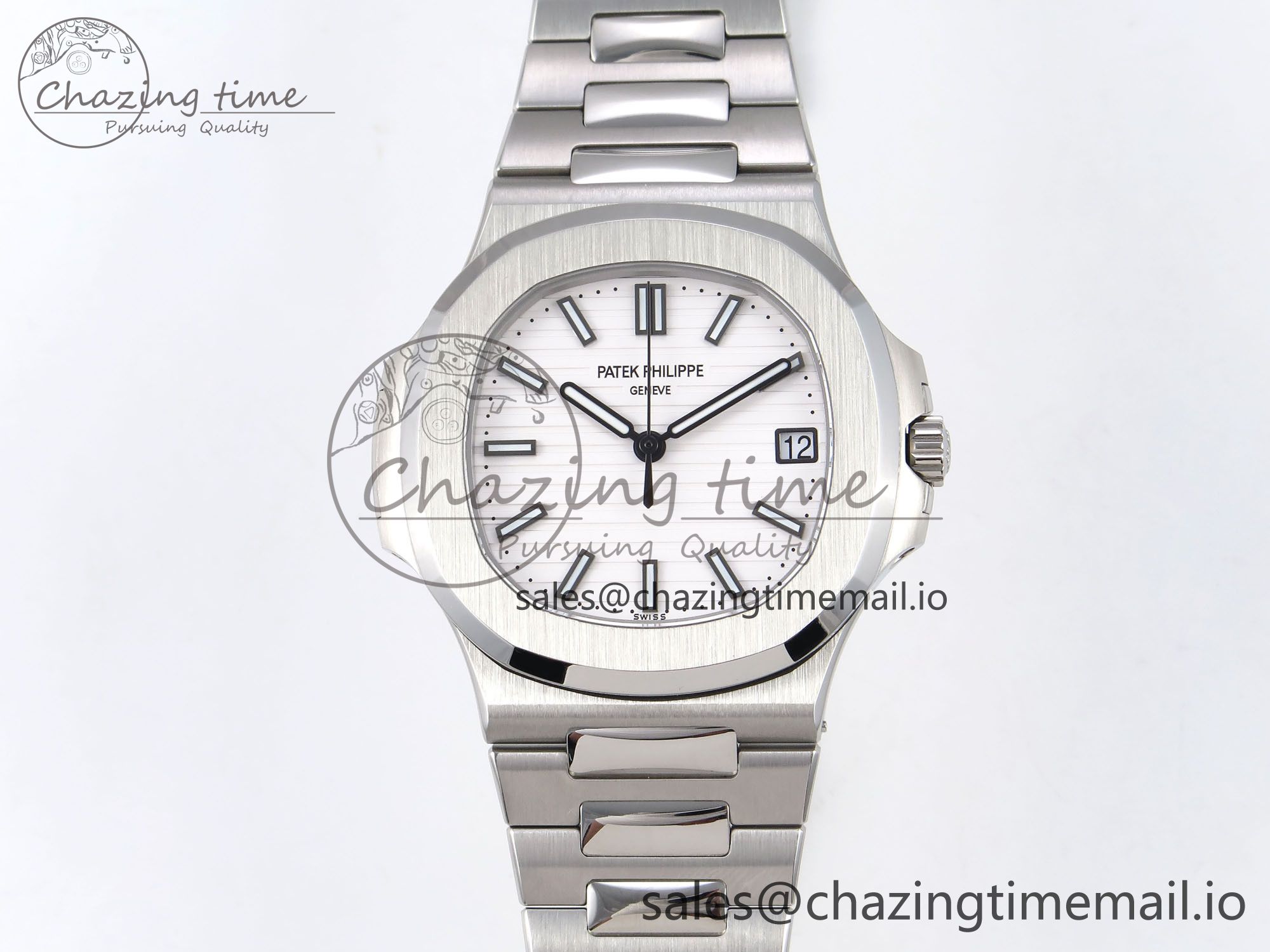 [3K공장]파텍필립 Nautilus 5711/1A Textured Dial on SS Bracelet A324 Super Clone