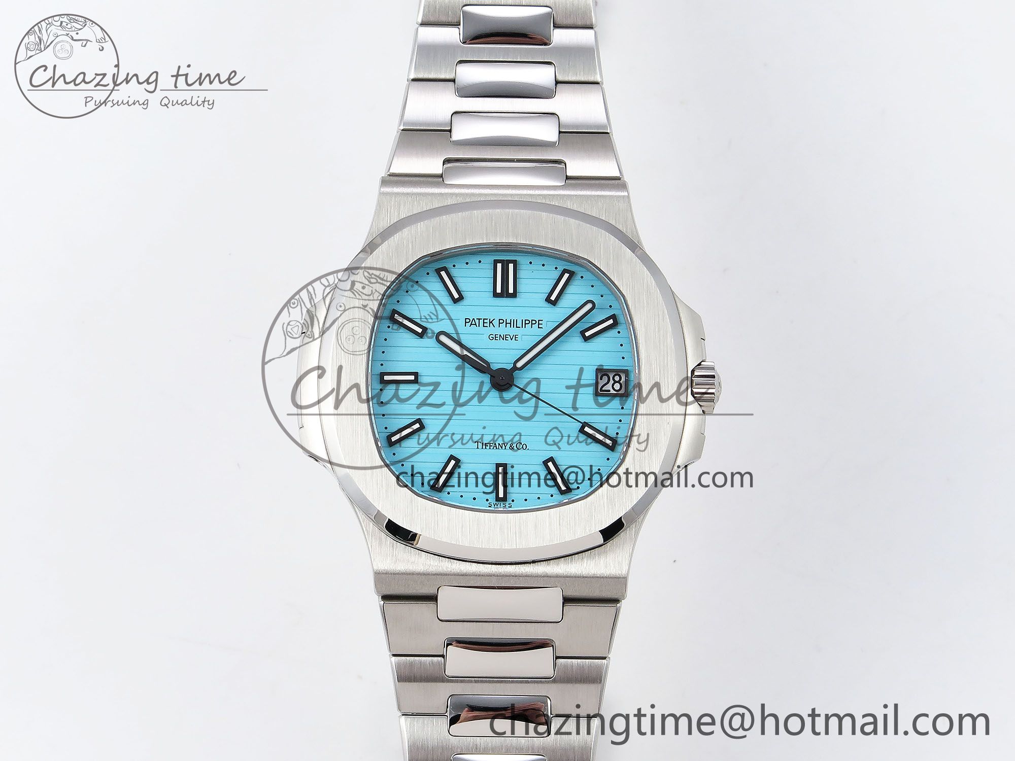 [PPF공장]파텍필립 Nautilus 5711/1A-018 Tiffany Blue Textured Dial on SS Bracelet Super Clone 26-330