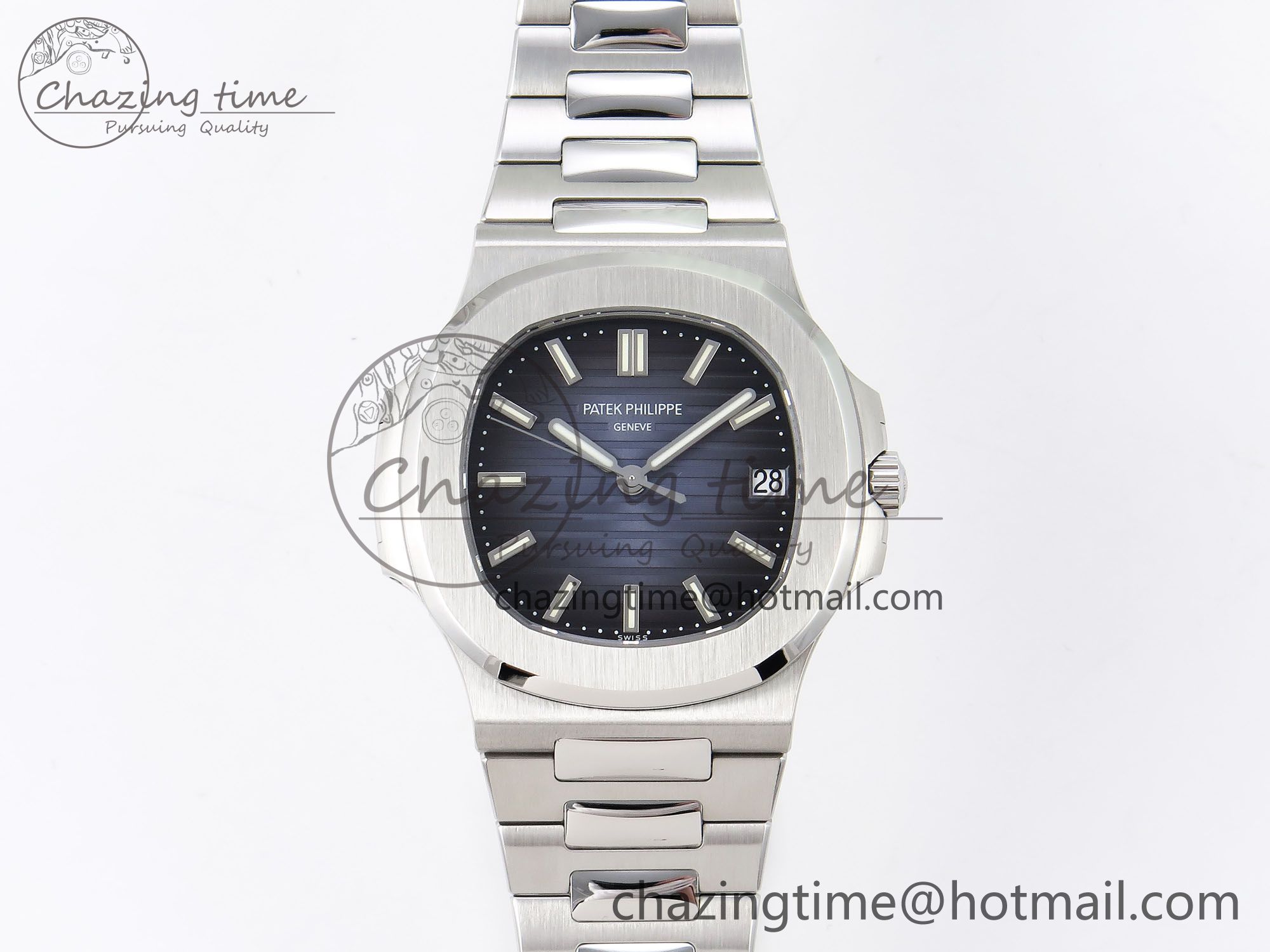 [PPF공장]파텍필립 Nautilus 5711/1A-010  Blue Textured Dial on SS Bracelet Super Clone 26-330