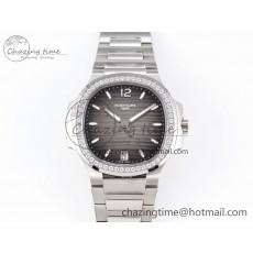 [PPF공장]파텍필립 NAUTILUS 7118 LADIES BROWN DIAL DIAMONDS BEZEL ON SS BRACELET 324CS