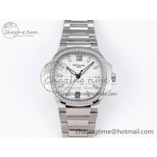 [PPF공장]파텍필립 NAUTILUS 7118 LADIES WHITE DIAL DIAMONDS BEZEL ON SS BRACELET 324CS