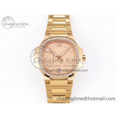 [PPF공장]파텍필립 NAUTILUS 7118 LADIES RG  DIAL DIAMONDS BEZEL ON RG BRACELET 324CS