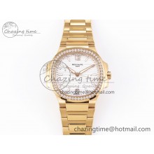 [PPF공장]파텍필립 NAUTILUS 7118 LADIES RG WHITE DIAL DIAMONDS BEZEL ON RG BRACELET 324CS