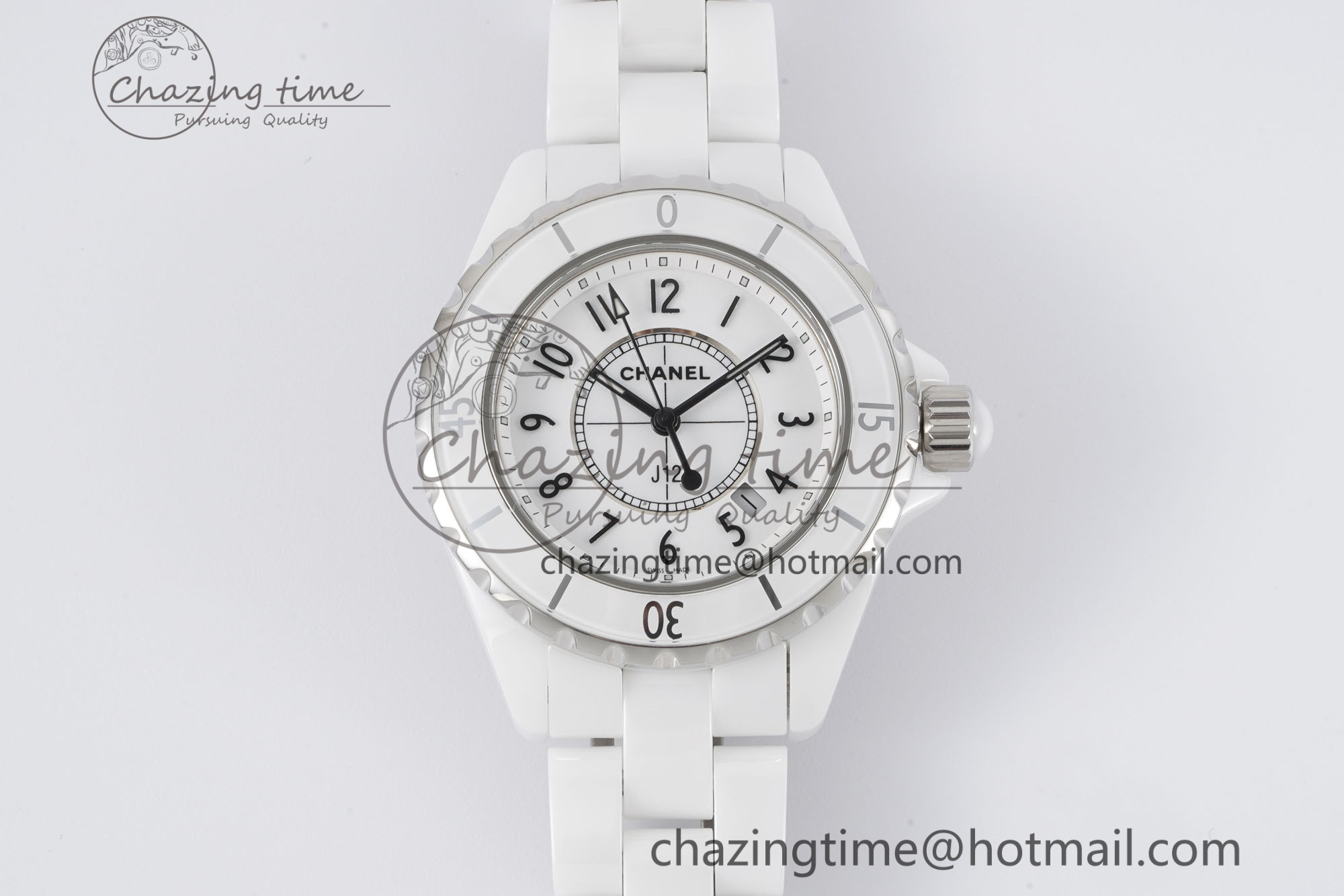 [XF공장]샤넬 J13 33mm Korea Ceramic White Numeral Dial on Bracelet Swiss Quartz