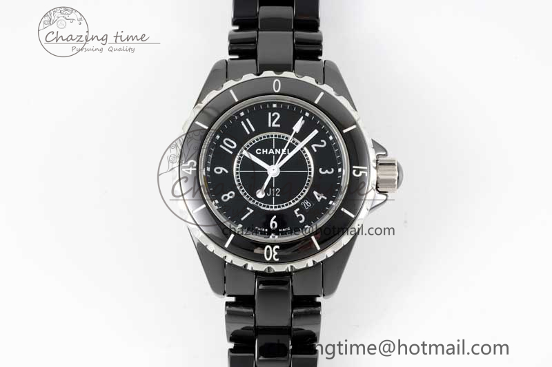 [EAST공장]샤넬 J13 33mm Black Korea Ceramic Black Dial on Bracelet Swiss Quartz