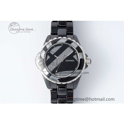 [EAST공장]샤넬 J13 38mm Black Korea Ceramic Stripe Dial on Bracelet A2892