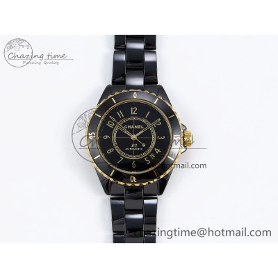 [BV공장]샤넬 J13 38mm YG Black Ceramic Black Dial on Bracelet A12.1