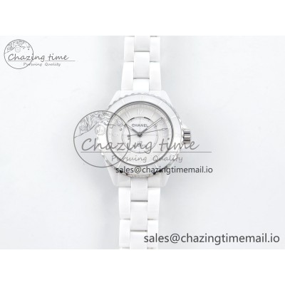 [EAST공장]샤넬 J13 33mm White Ceramic  White Numbers Dial on Bracelet A12.1