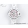 [EAST공장]샤넬 J13 33mm White Ceramic White/Pink Dial on Bracelet Swiss Quartz