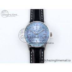 [TF공장]브라이틀링 Navitimer 1 SS 41mm Ice Blue Bezel Ice Blue Dial on Black Leather Strap A2824