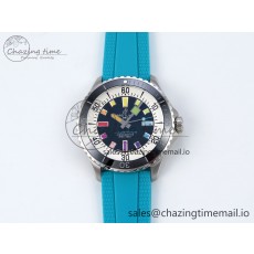 [TF공장]브라이틀링 SuperOcean Automatic 42 Black Dial on Blue Rubber Strap A2824