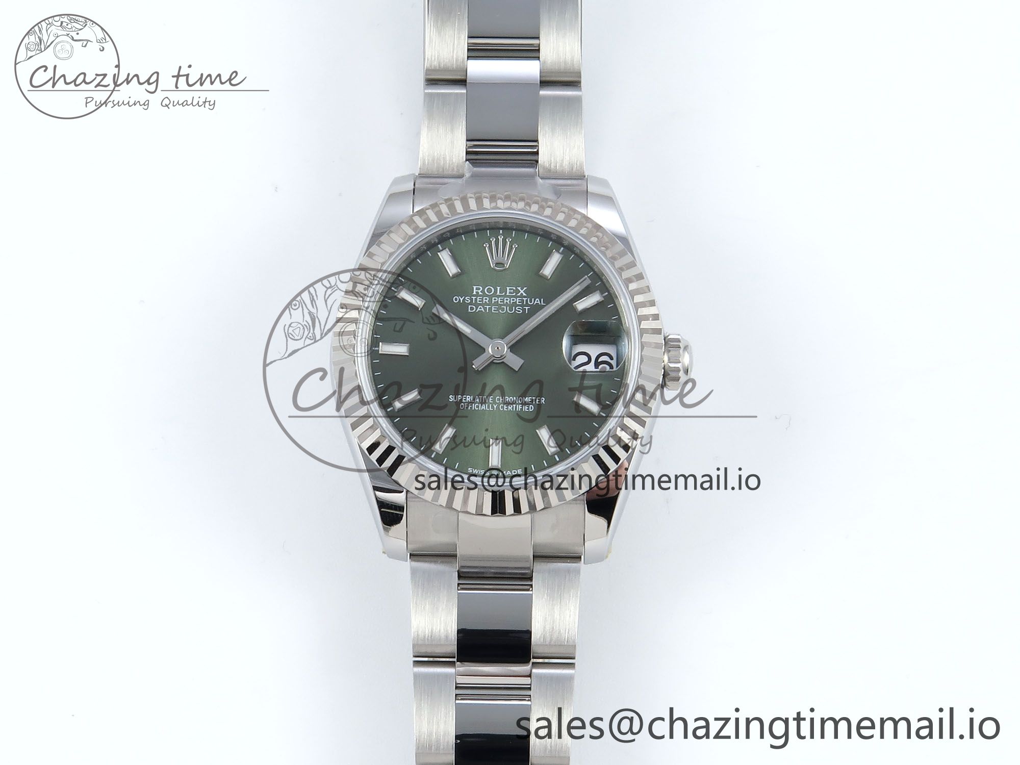 [AR공장]롤렉스 DateJust 31 278274 Green Dial Stick Marker on SS Oyster Bracelet ETA 2688