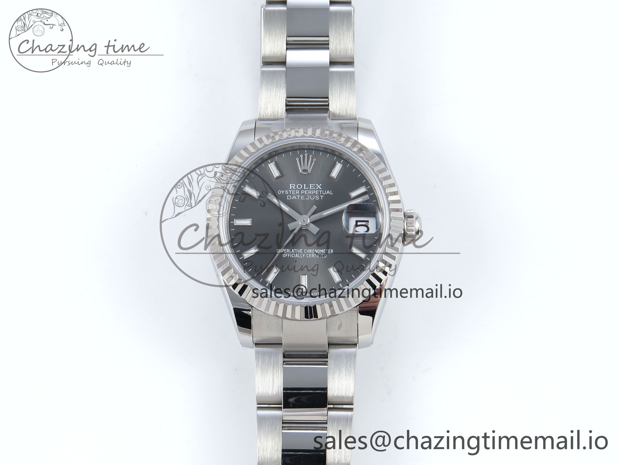 [AR공장]롤렉스 DateJust 31 278274 Gray Dial Stick Marker on SS Oyster Bracelet ETA 2688