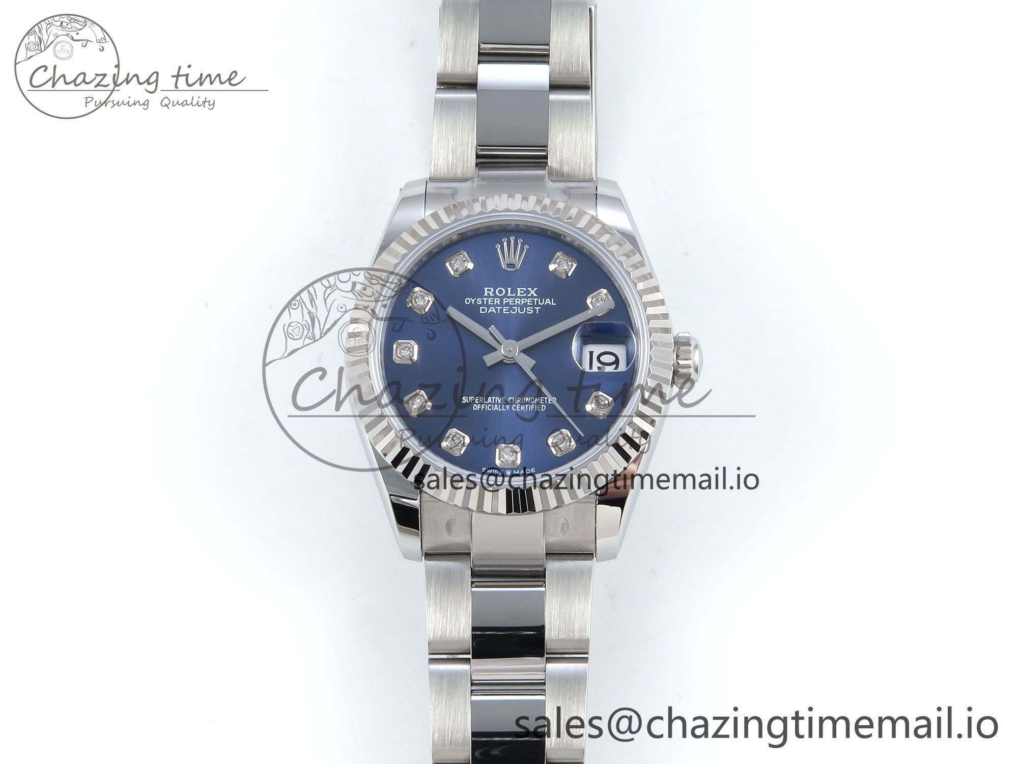 [AR공장]롤렉스 DateJust 31 278274 Blue Diamonds Dial on SS Oyster Bracelet ETA 2688