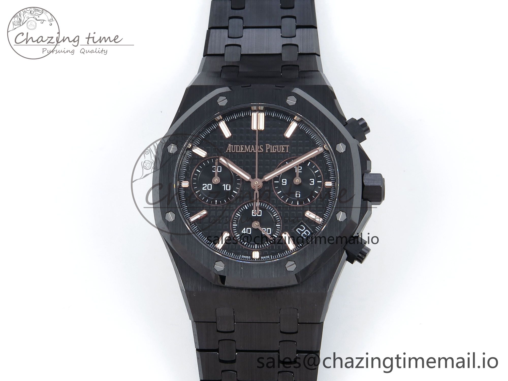 [APS공장]오데마피게 Royal Oak Chrono 26240 Black Ceramic  Ceramic Bracelet SA4401 Super Clone